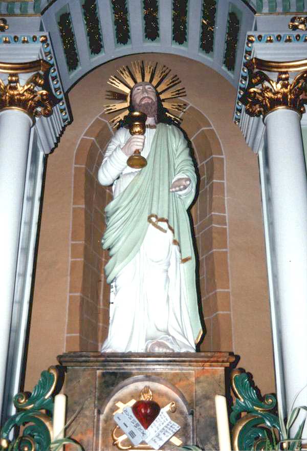 Der Altar aus der Kirche